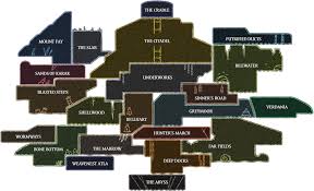 A map of the area in Silksong